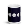 Moon phases in 'dark blue' sky mug - Image 3